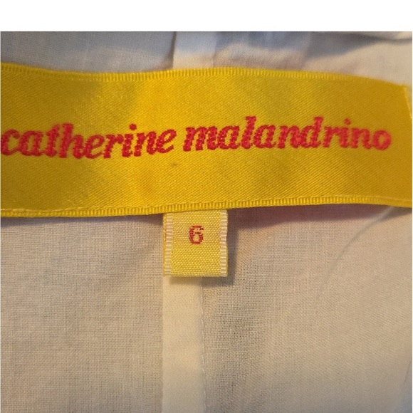 CATHERINE MALANDRINO- Embroidered
Halterneck Sundress size 6 - Picture 4 of 4